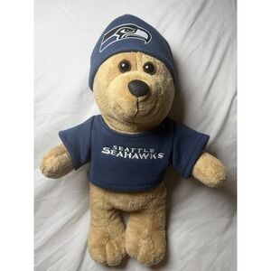 Vintage Good Stuff NFL Seattle Seahawks Football Plush Teddy Bear